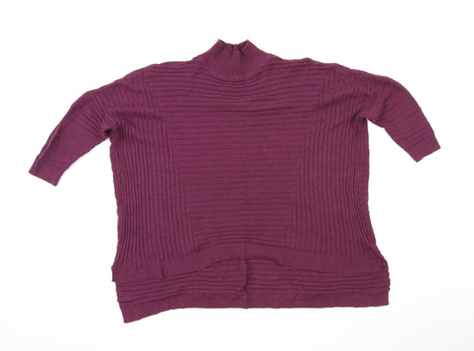 Womens UK Size 10 Select Purple Pullover Jumper