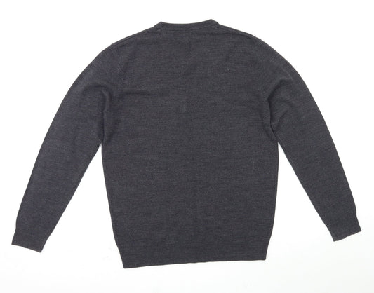 Debenhams Mens Grey Pullover Jumper Size S