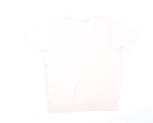 Womens UK Size 16 Bonmarché Pink Pullover Jumper