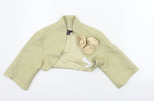 Additional front view of Zara women’s yellow jacket blazer, size S