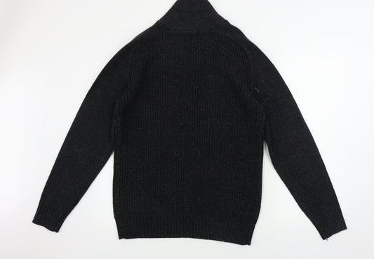 NEXT Mens Black Pullover Jumper Size L
