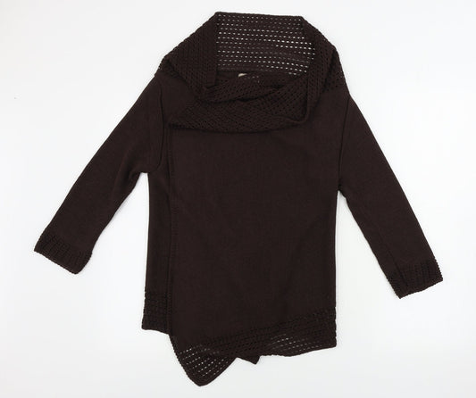 Womens UK Size S soon Brown Cardigan Jumper