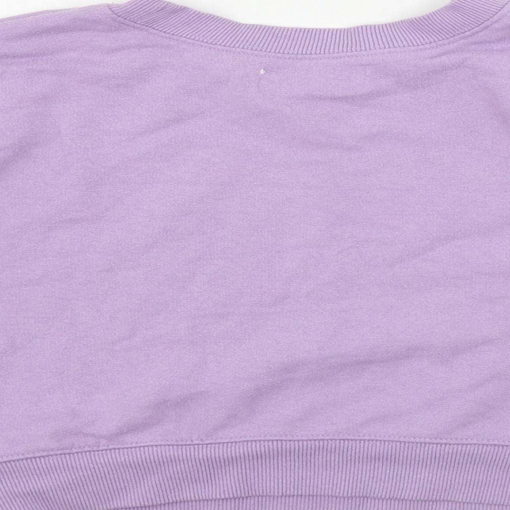 Womens UK Size S Pull&Bear Purple Pullover Jumper