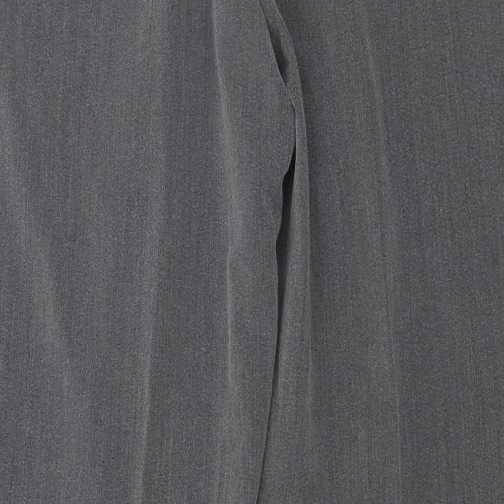Brand and care label for Bonmarché women’s grey trousers, size UK 10, 26-inch leg