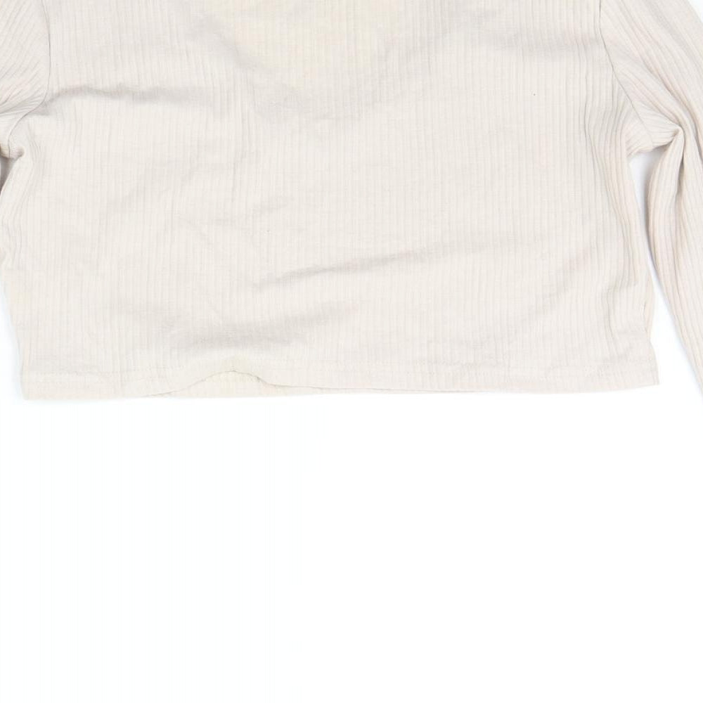 SheIn Womens Beige Basic T-Shirt Size XL