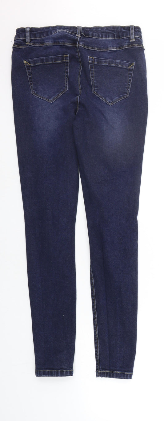 TU Womens Blue Skinny Jeans Size 10 L27 in