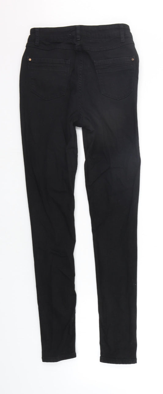 George Womens Black Skinny Jeans Size 10 L28 in
