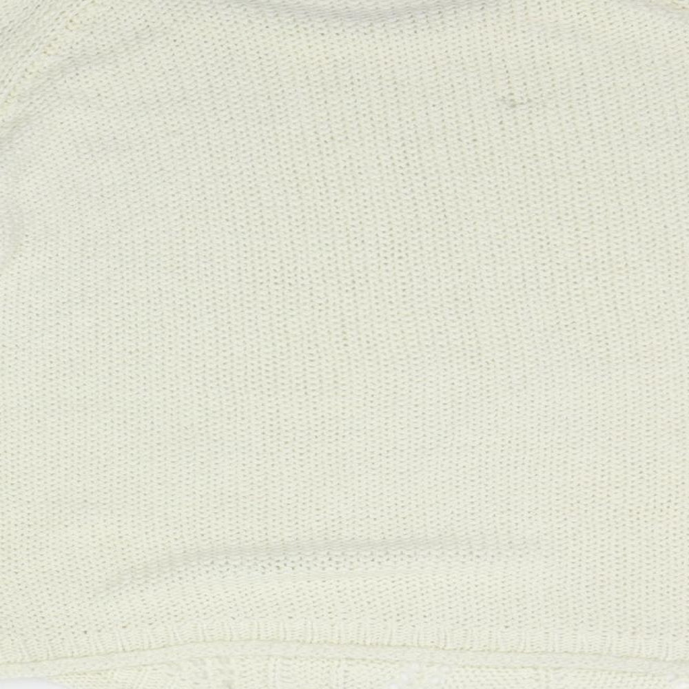 Womens UK Size 10 Atmosphere White Pullover Jumper