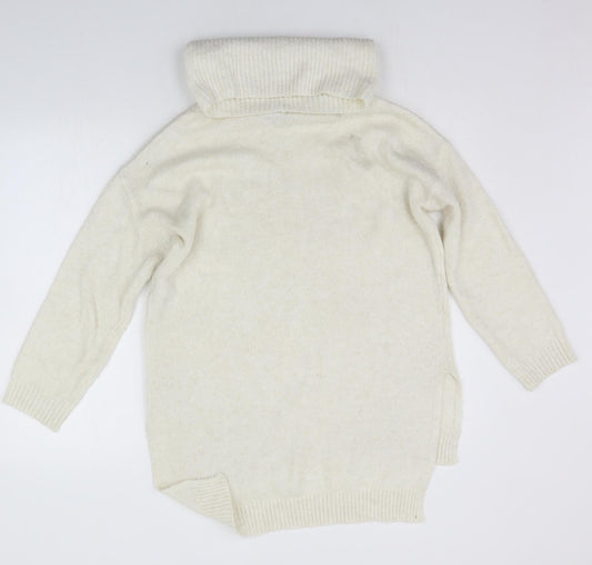 Primark Womens White Jumper Dress Size 2XS