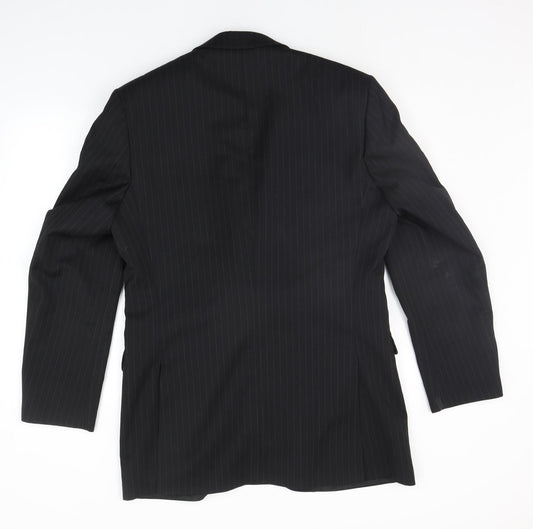 Mens UK Size L Burton Regular Black Suit Jacket