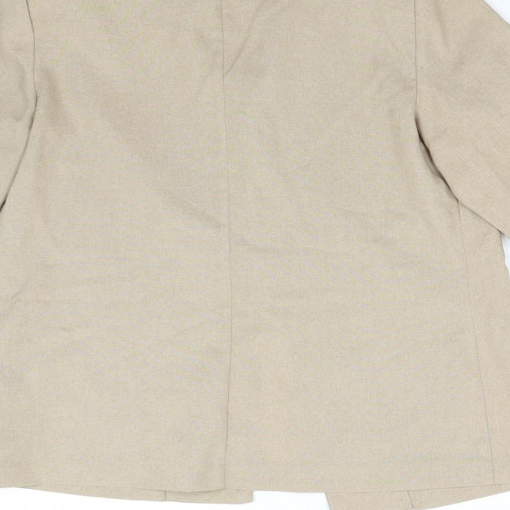 Charmance Womens Brown Jacket Blazer Size 12