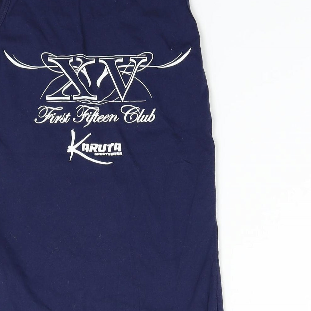 Gildan Womens Blue Basic Tank Size S - Tough Duckes