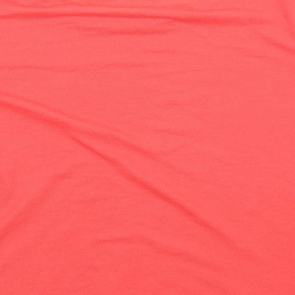 Papaya Womens Orange Cropped T-Shirt Size 10