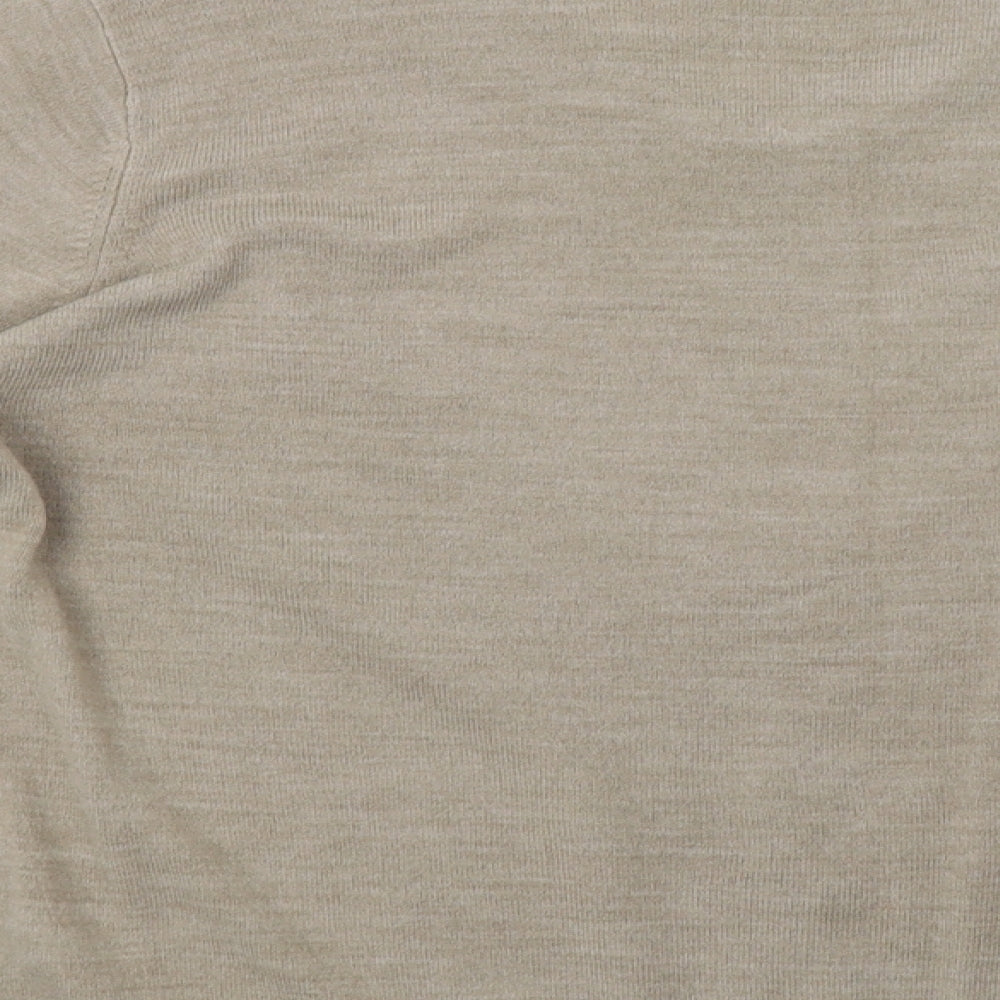 Mens UK Size M Marks and Spencer Beige Pullover Sweatshirt