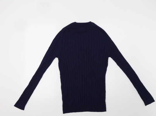Womens UK Size L River Island Blue Pullover Jumper