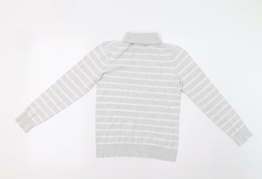 Gap Womens Grey Striped Pullover Jumper Size XS