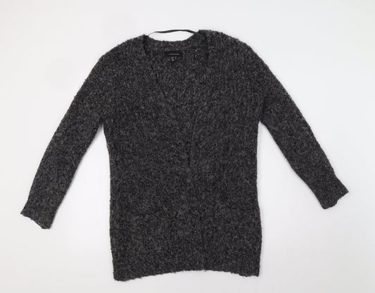 Primark Womens Grey Overcoat Coatigan Size 10