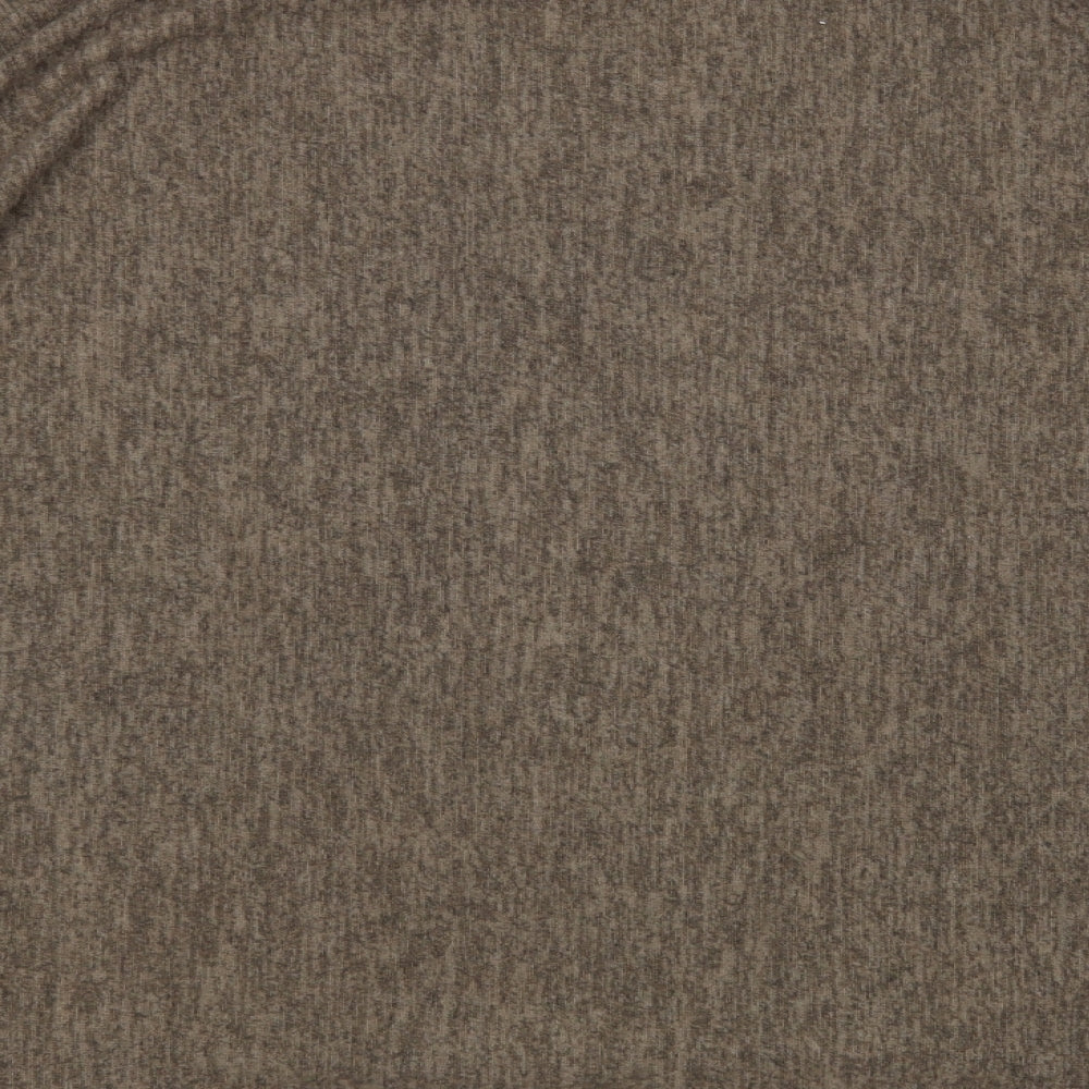 Womens UK Size 12 Preworn Brown Pullover Jumper