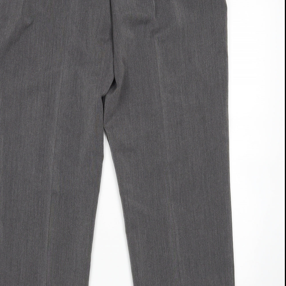 Womens UK Size 20 Preworn Regular Fit Grey Trousers