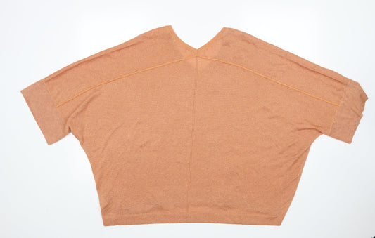 Womens UK Size XL NEXT Orange Pullover Jumper