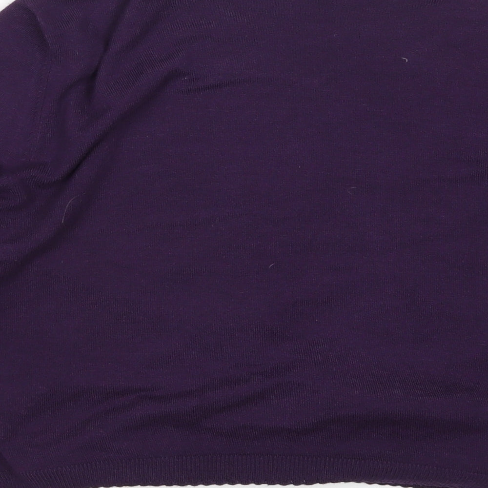 Womens UK Size M Wallis Purple Cardigan Jumper