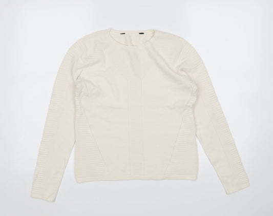 Womens UK Size 12 Principles Beige Pullover Jumper