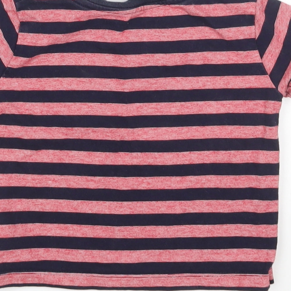 Gap Boys Multicoloured Striped Basic T-Shirt Size 12 Months