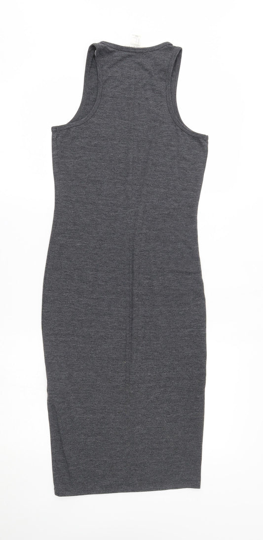 FOREVER 21 Womens Grey Sheath Size S