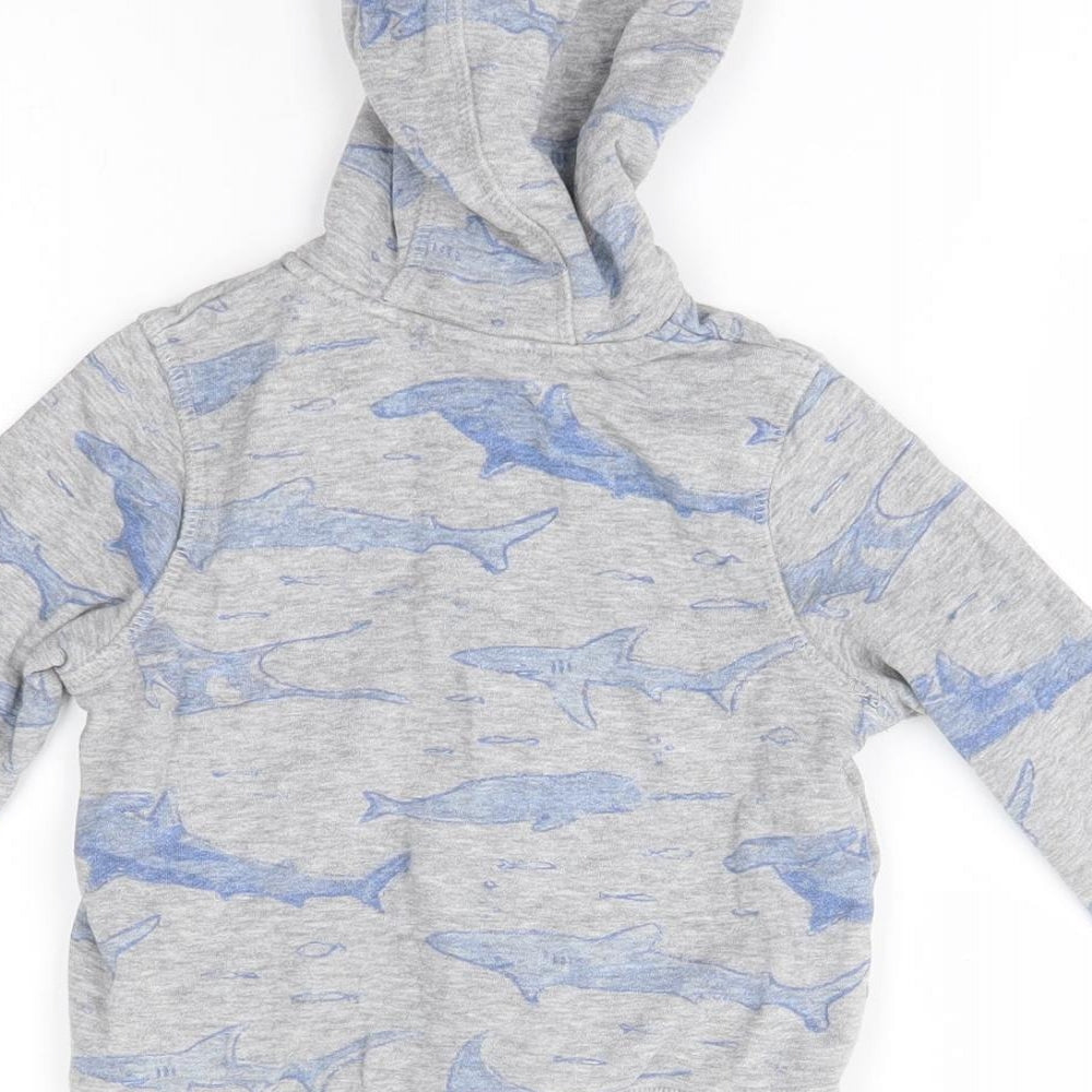 TU Baby Grey Full Zip Jumper Size 12-18 Months - hoodie