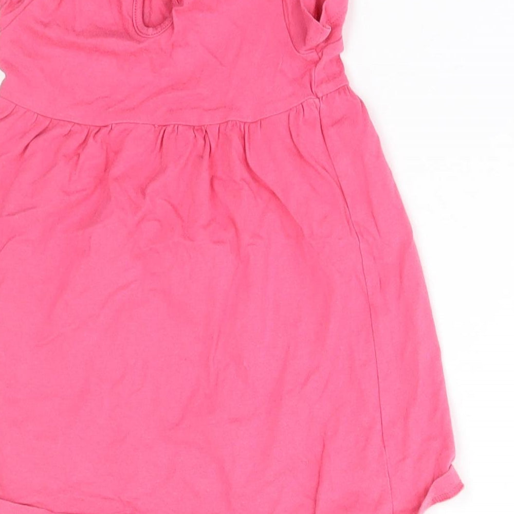 F&F Girls Pink Basic Blouse Size 9-12 Months