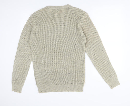 Mens UK Size XS Cedar Wood State Beige Pullover Sweatshirt