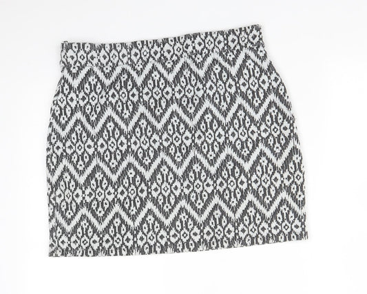 ESMARA Womens Multicoloured Argyle/Diamond  Straight & Pencil Skirt Size M
