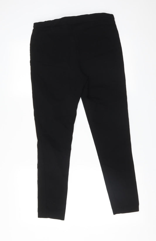 Womens UK Size 14 Dorothy Perkins Regular Fit Black Trousers