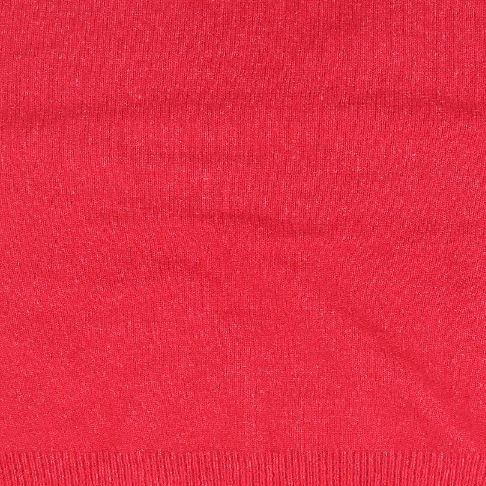 Primark Womens Red Pullover Jumper Size 12