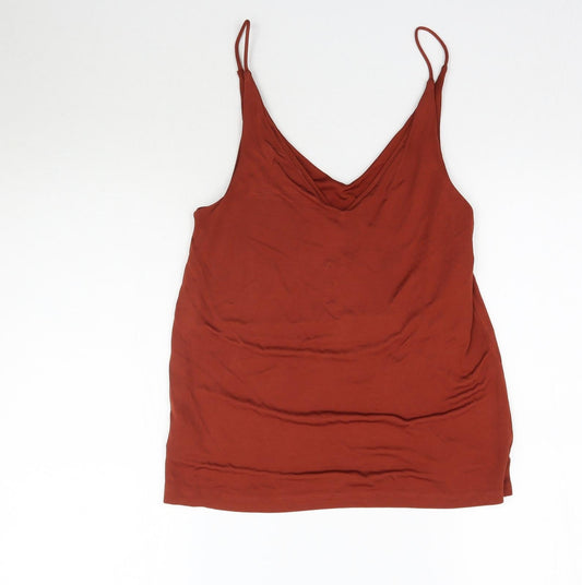 H&M Womens Brown Camisole Blouse Size XL