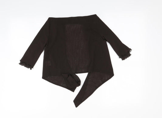 James Lakeland Womens Brown Basic Blouse Size 10