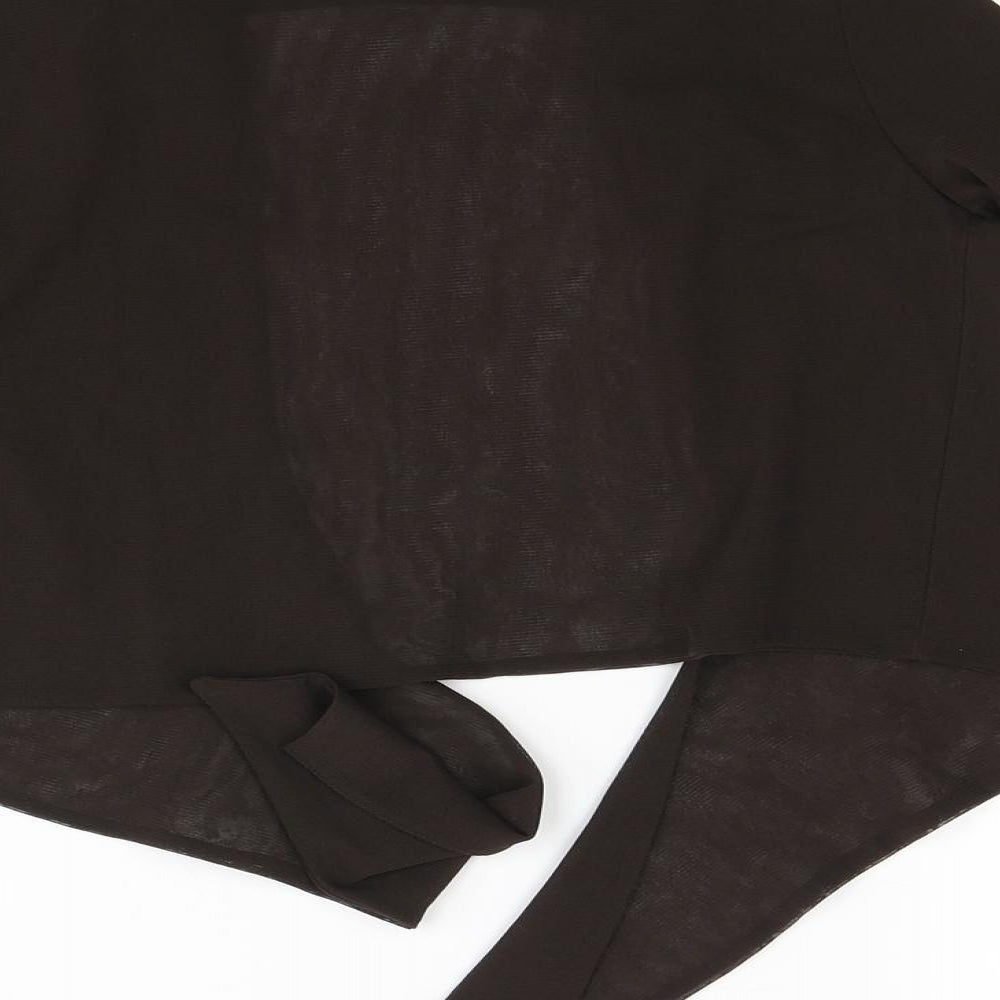 James Lakeland Womens Brown Basic Blouse Size 10