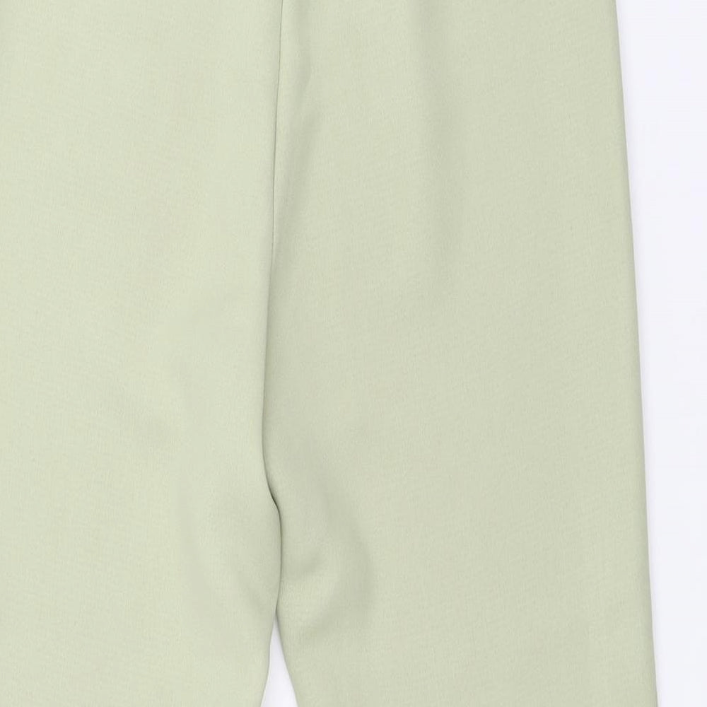 Womens UK Size 10 BHS Regular Fit Green Trousers