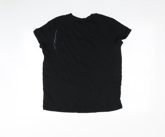 George Womens Black Basic T-Shirt Size M - Minnie mouse