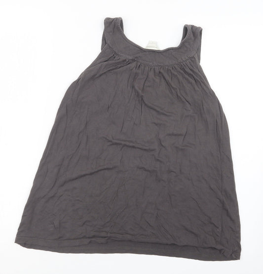 Womens UK Size 10 Monsoon Brown Basic Tank