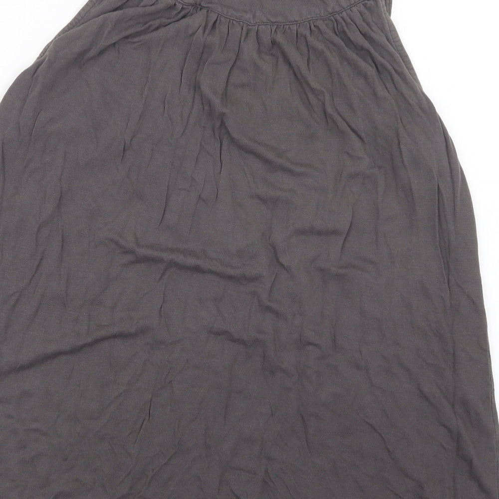 Womens UK Size 10 Monsoon Brown Basic Tank