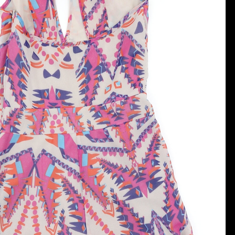Womens UK Size 8 ASOS One-Piece Pink Playsuit