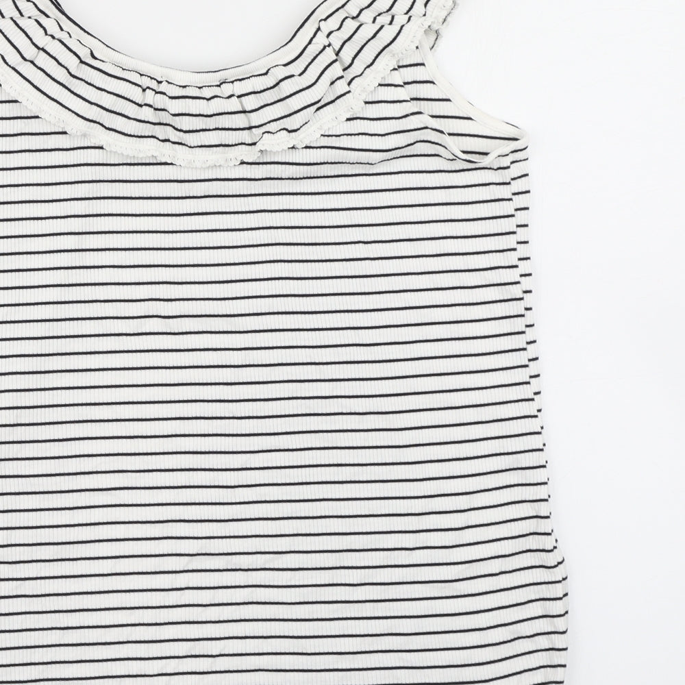 Womens UK Size 16 Dorothy Perkins White Basic T-Shirt