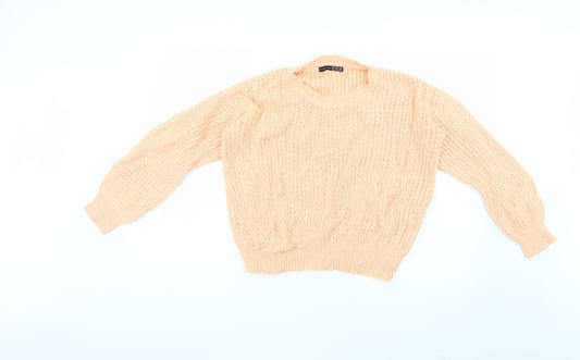 Womens UK Size 12 Atmosphere Orange Pullover Jumper