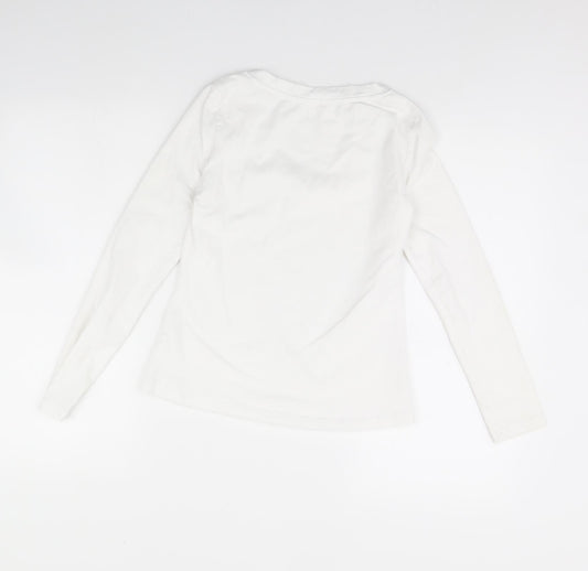 SheIn Womens White Basic Blouse Size M