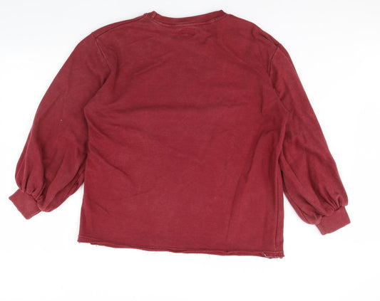 Womens UK Size 12 Threadbare Red Pullover Jumper