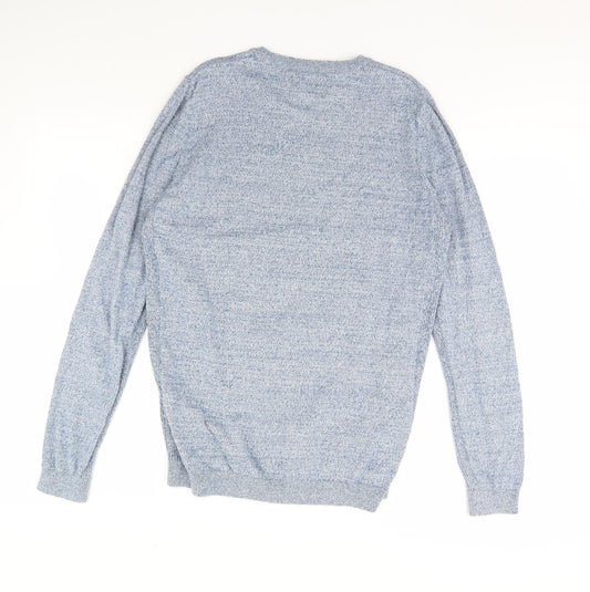 Topman Mens Blue Pullover Jumper Size S