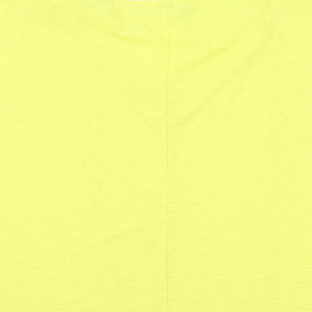 Womens UK Size M OVS Yellow Basic Blouse