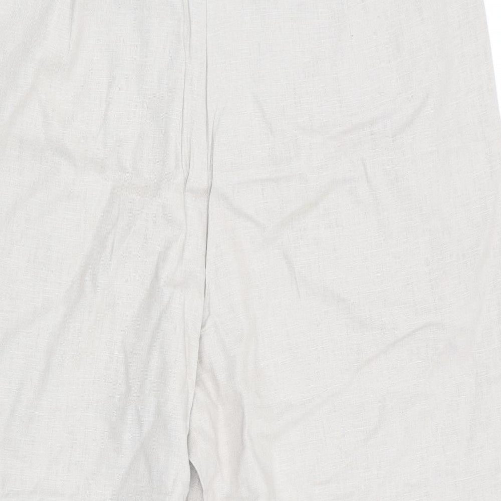 Womens UK Size 30 in Preworn Regular Fit Capri Beige Trousers