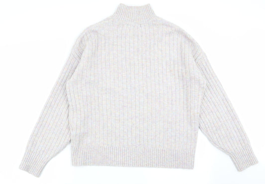 Womens UK Size 8 F&F Purple Pullover Jumper